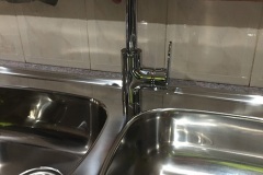 swapped old mixer and sink out